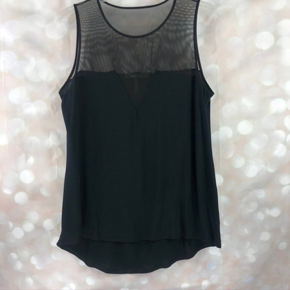 BCBGMaxAzria Tops - BCBGMaxAzria Sleeveless Black Sexy Top Size Medium